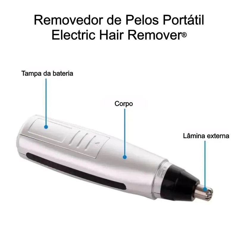 Removedor de Pelos Portátil Electric Hair Remover®